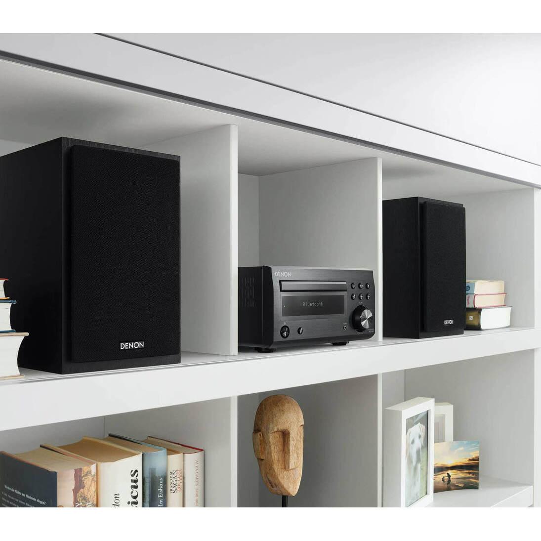 Denon DM-41SBK Micro Hi-Fi Stereo System with CD Player